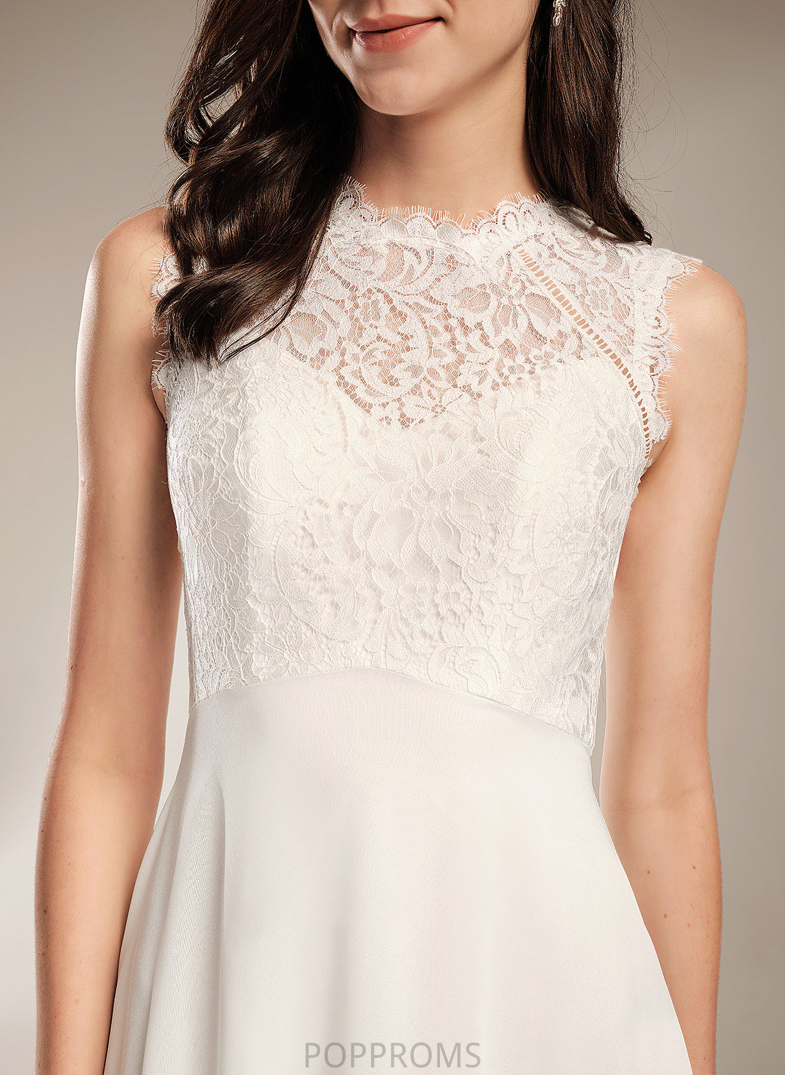 Floor-Length Dress Adalyn Scoop Neck Wedding Lace With Wedding Dresses A-Line