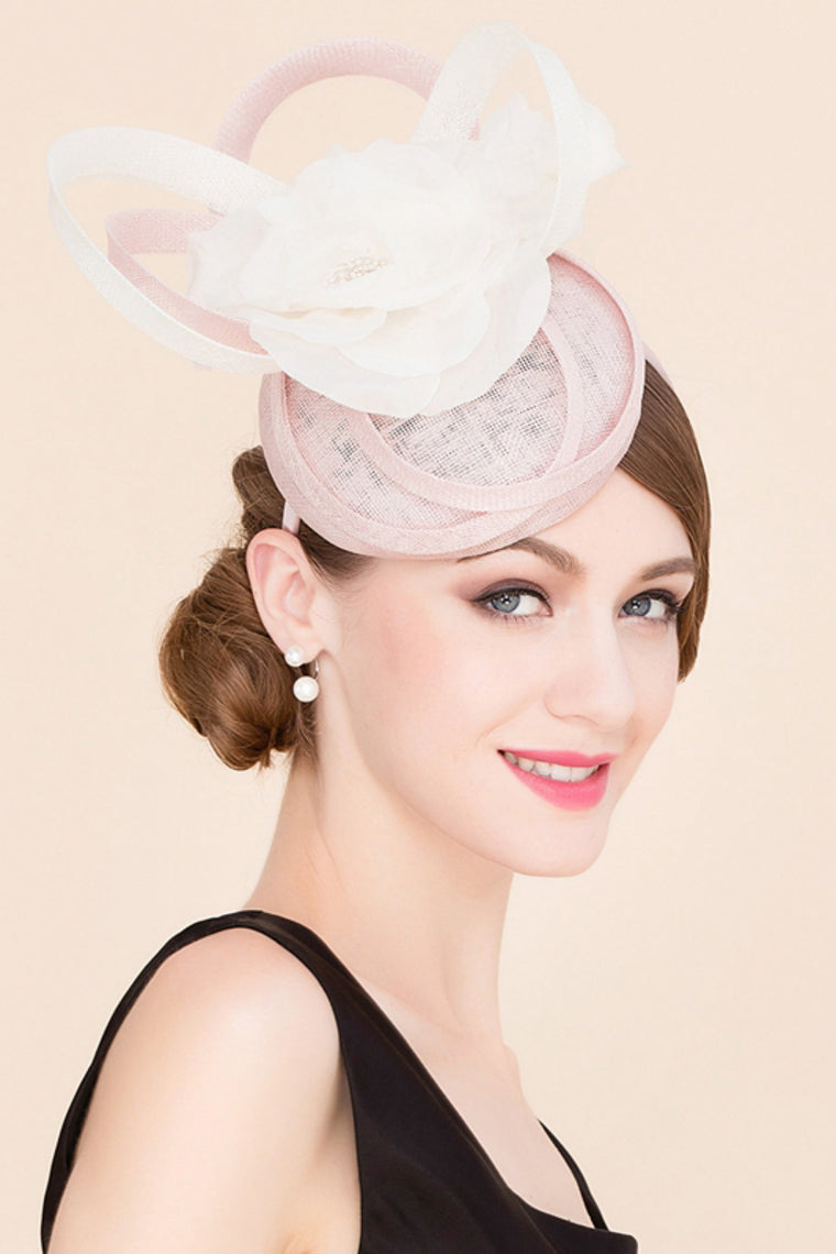 Ladies' Glamourous Cambric With Flower Fascinators