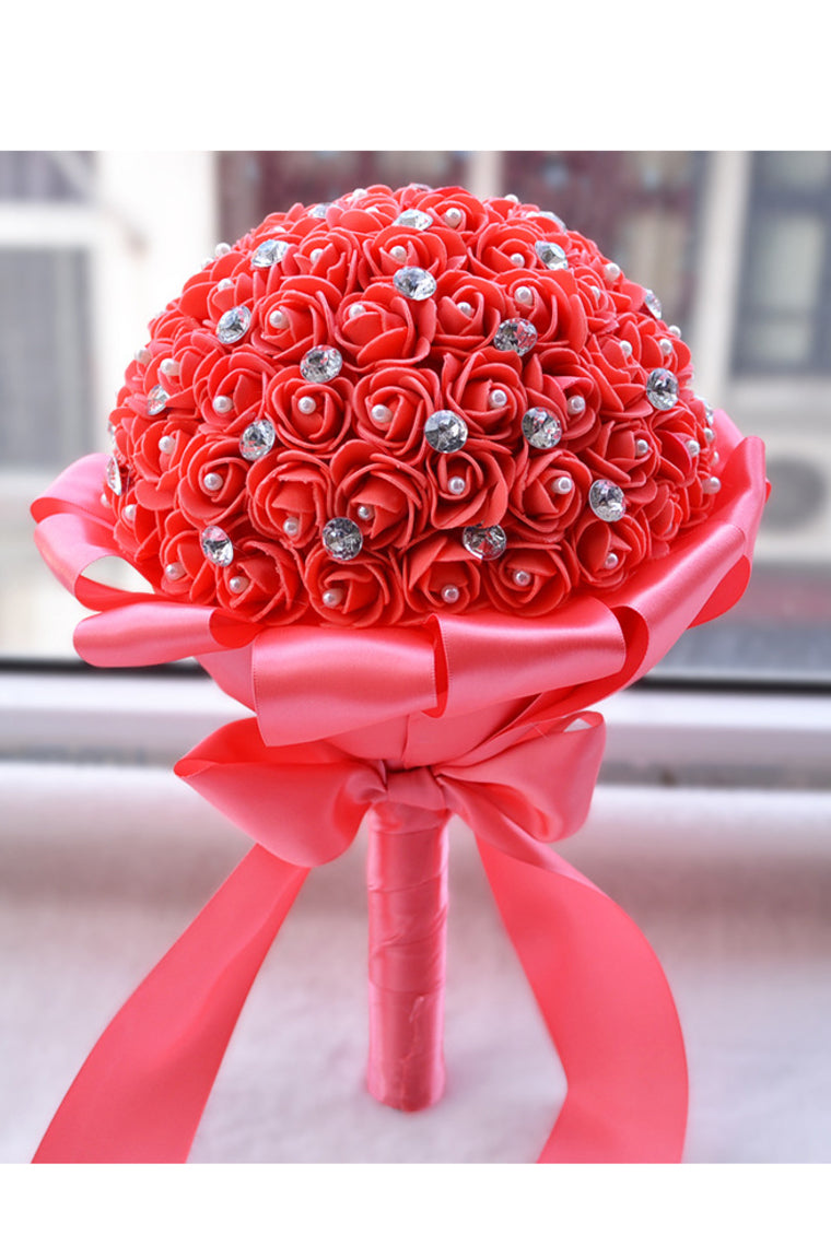 Eye-Catching PE/Rhinestone Bridal Bouquets