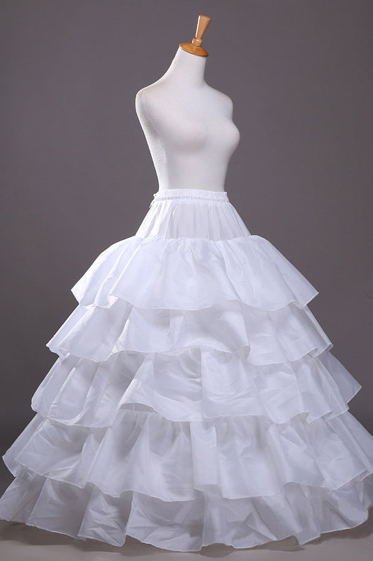 Women Floor-Length 5 Tiers Petticoats #1050