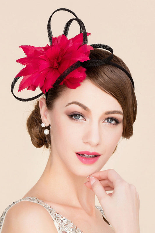 Ladies' Amazing Cambric With Feather Fascinators