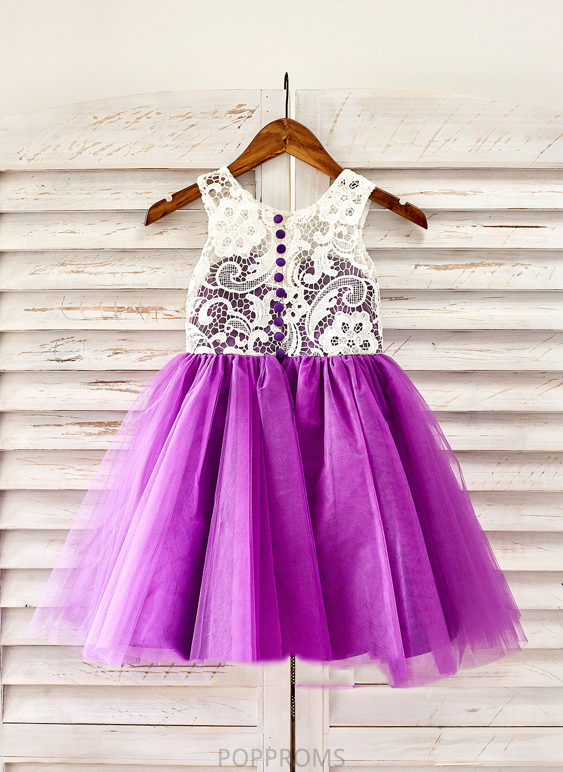 With Flower Girl Dresses A-Line - Scoop Vera Lace Sleeveless Dress Girl Knee-length Neck Flower Tulle