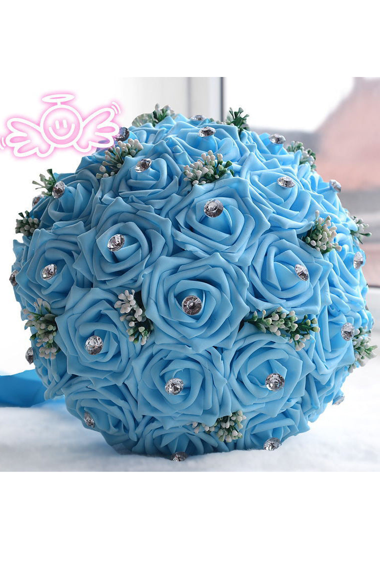 Graceful Round Foam Bridal Bouquets