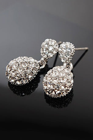 Elegant Alloy With Rhinestone Ladies' Earrings