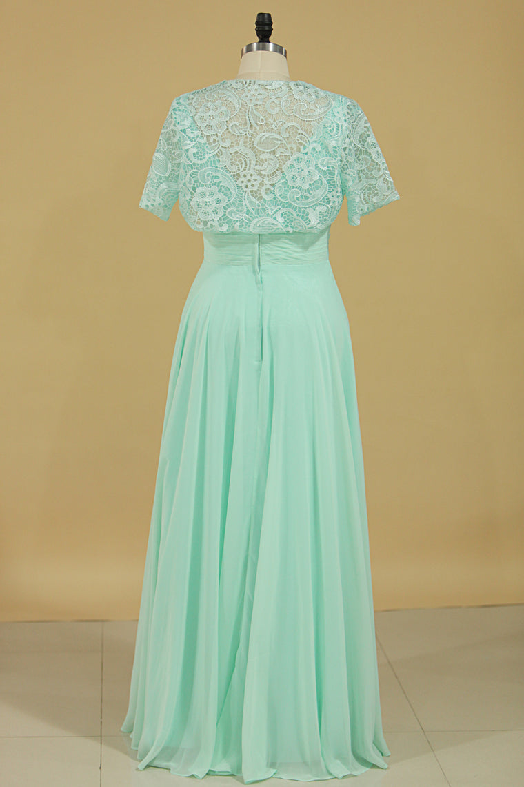 2024 New Arrival Mother Of The Bride Dresses A Line Straps Chiffon & Lace With Jacket