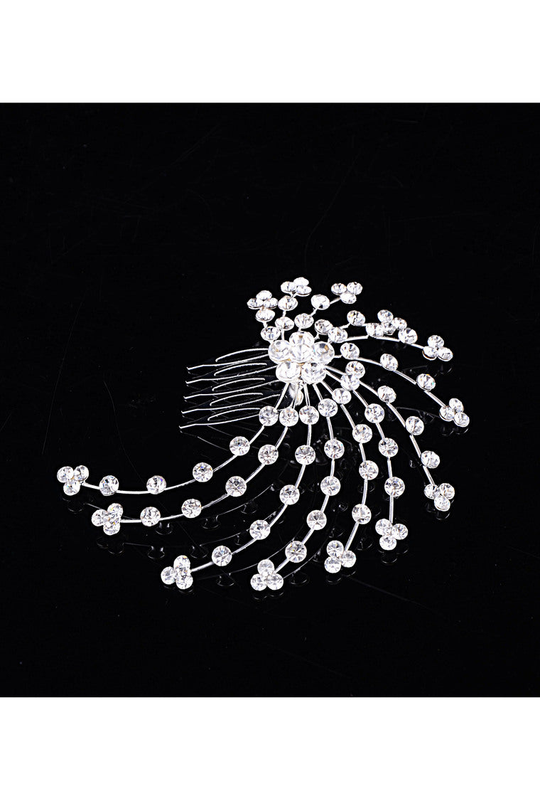 Gorgeous Hair Hoop Alloy With Rhinestones Wedding Bridal Tiara