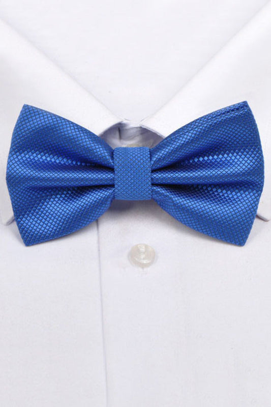 Fashion Polyester Bow Tie Dark Royal Blue