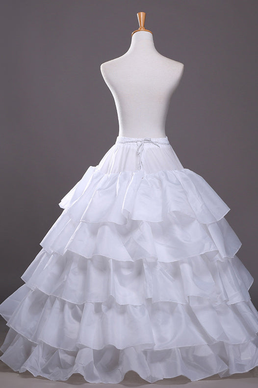 Women Floor-Length 5 Tiers Petticoats #1050