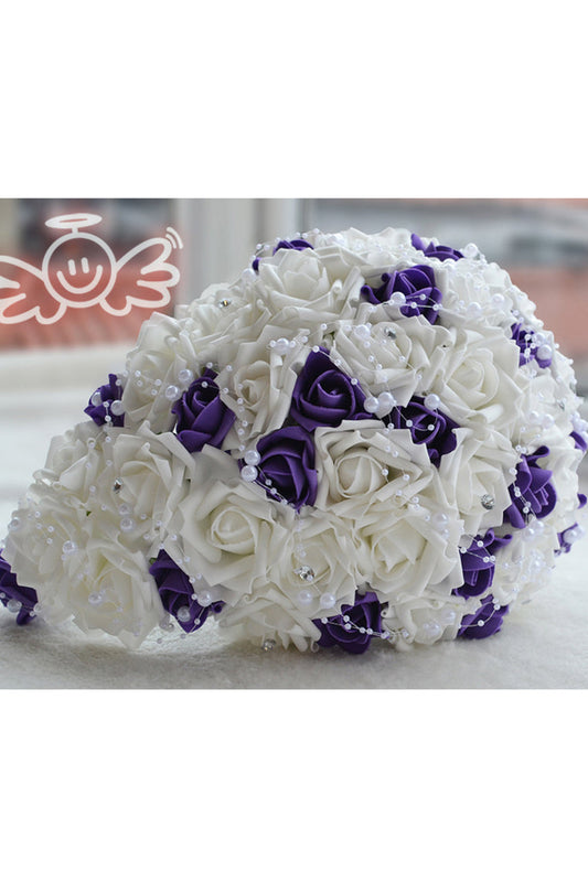 Attractive Cascade Satin Bridal Bouquets