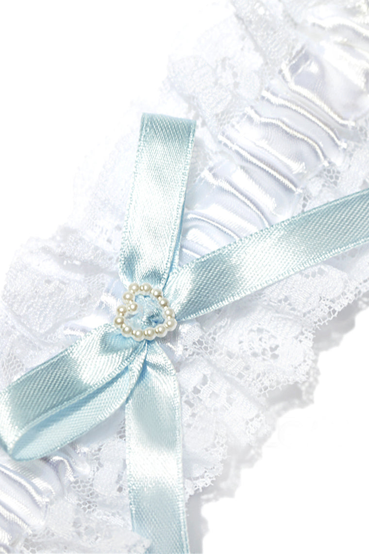 Attractive Lace With Charm Wedding Garters