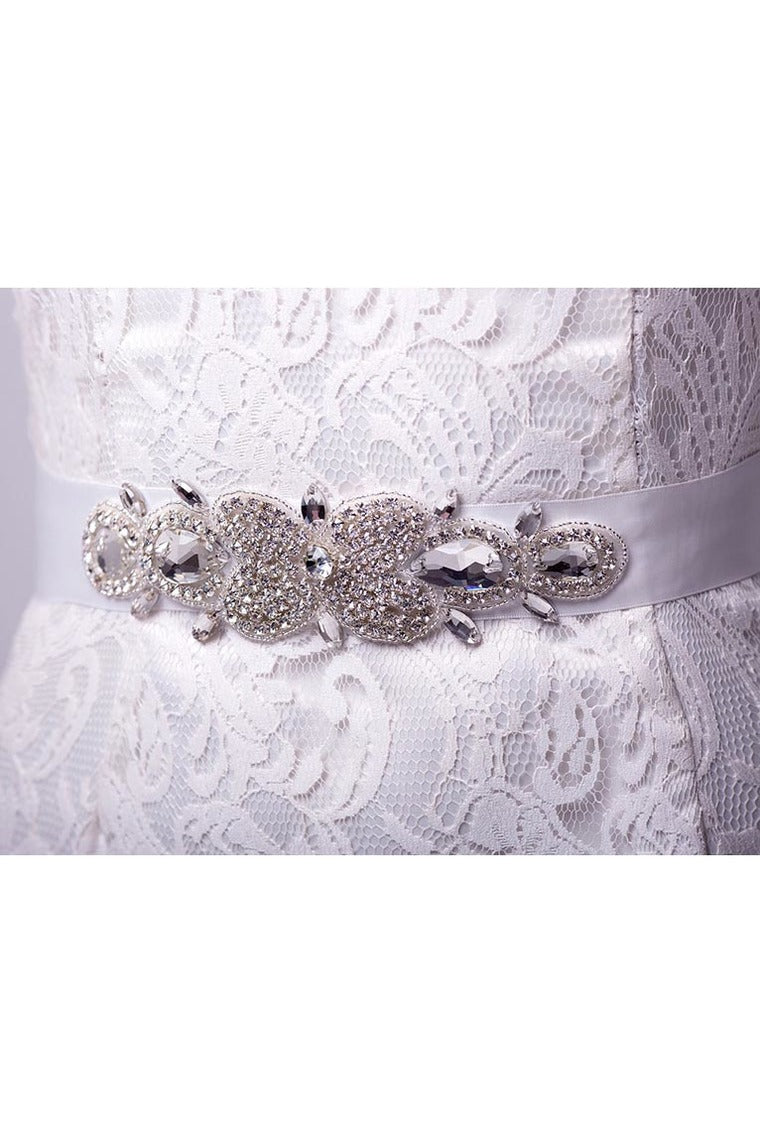 Attractive Wedding/Evening Ribbon Sash With Rhinestone