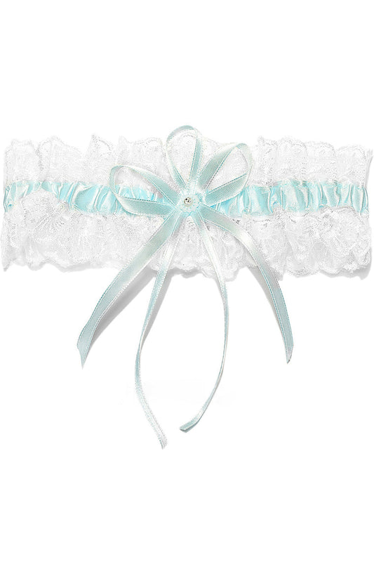 Gorgeous Wedding Garters With Ribbons Satin&Lace