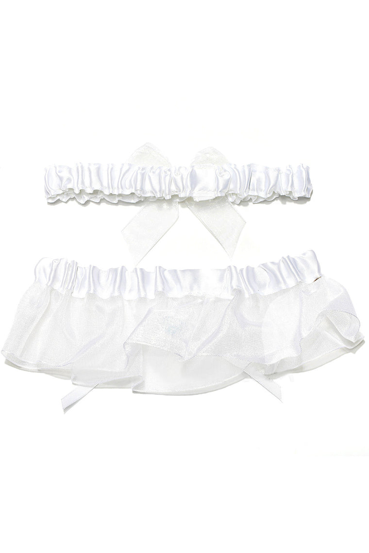 2-Piece Fashion Organza Wedding Garters