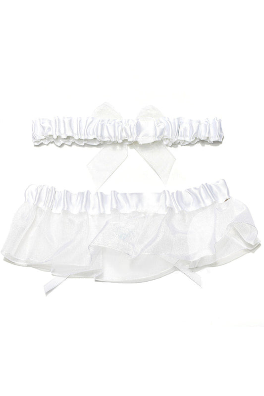 2-Piece Fashion Organza Wedding Garters