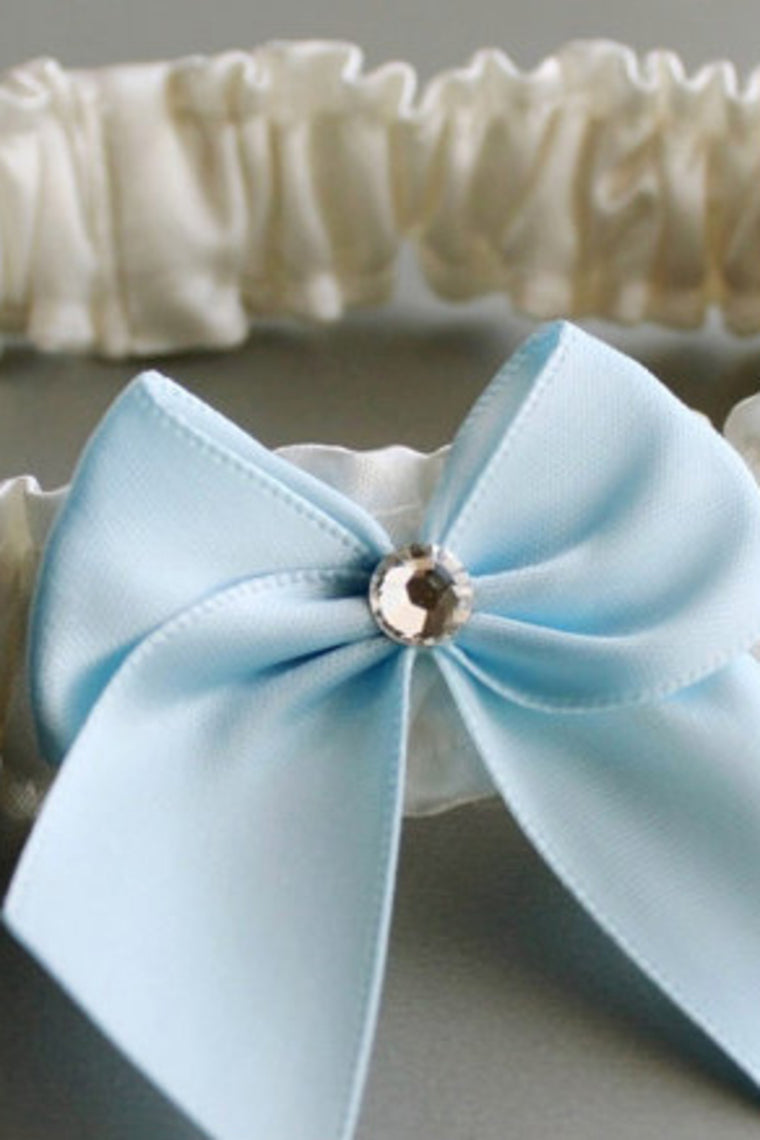 Lovely Satin With Bowknot Wedding Garters