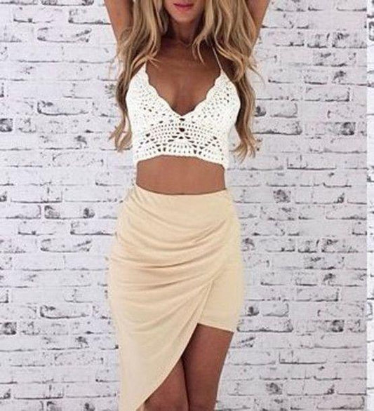 Two Piece Short Mikaela Homecoming Dresses CD11233