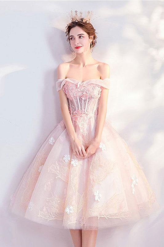 Dress Amira Cocktail Homecoming Dresses Pink Short CD13446