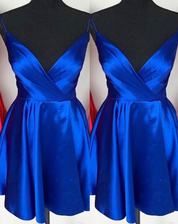 Semi Allyson Royal Blue Cocktail Homecoming Dresses Formal Dress Dresses CD2212