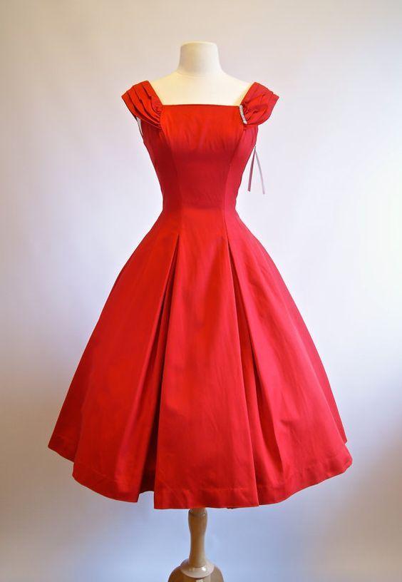 Cocktail Homecoming Dresses Giada 1950S Vintage Ball Gown Red Mini Short Dress Party Gowns