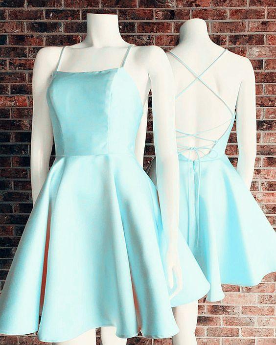 Baby Blue Cute Up Back Graduation Dress For Lace Nita Homecoming Dresses Semi Formal Occasion XXA5201