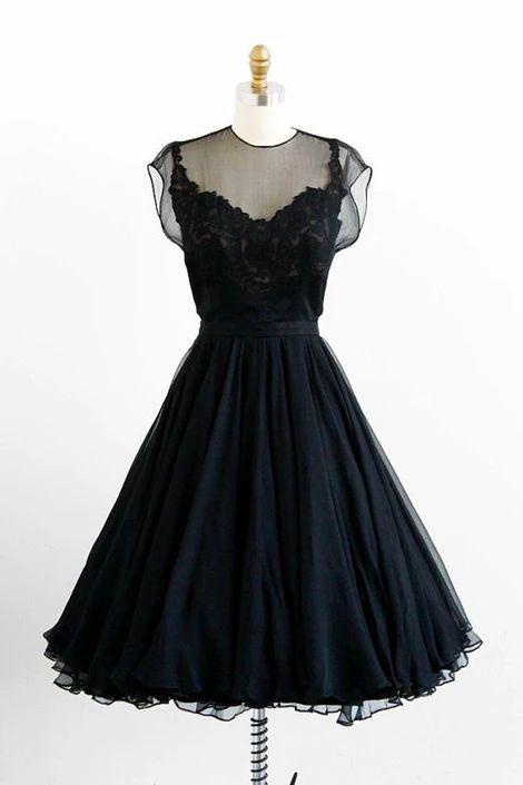 Chiffon Lace Cocktail Marissa Homecoming Dresses Black And Floral CD6898