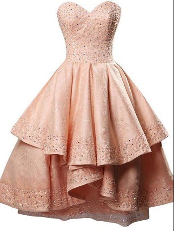 Princess Dress Sweetheart Party Dress Sequins Homecoming Dresses Elena Lace Dress A-Line Dress Short Party Dresses XXA904