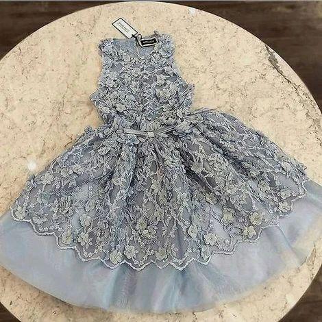 Unique Tulle Short Blue Lace Izabella Homecoming Dresses CD9072