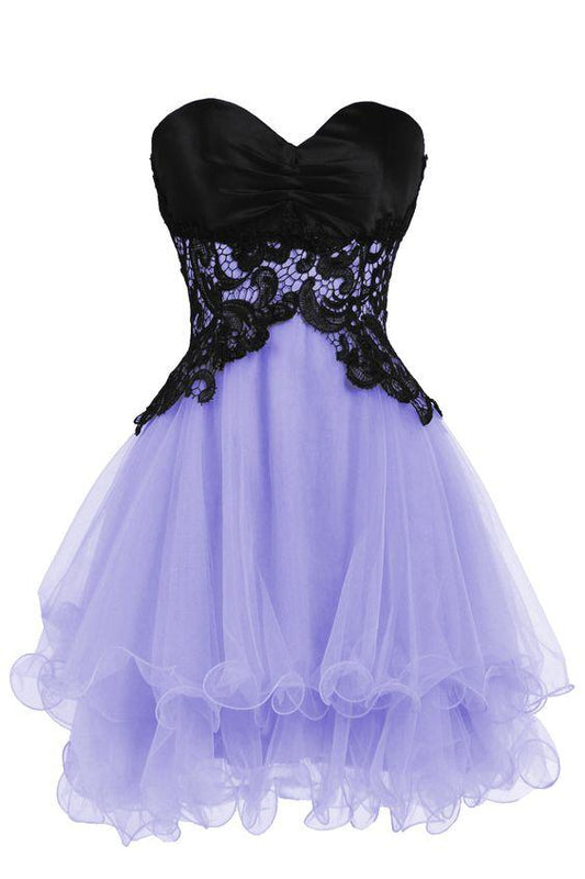 Modest Sweetheart Short Evening Dresses For Homecoming Dresses Cocktail Essence Teens CD9175