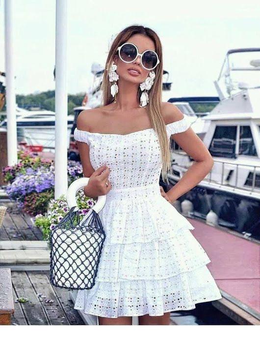 Homecoming Dresses Lace Carlee White Ruffle Short Bodycon Women Mini Dress Spring Summer XXA9791