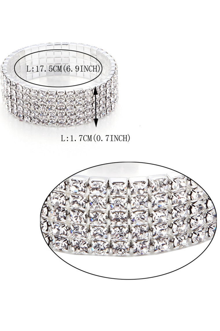 Attractive Alloy/Crystal Ladies' Bracelets