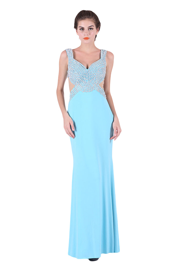 2024 Mermaid Prom Dresses Straps Spandex With Beading Zipper Up