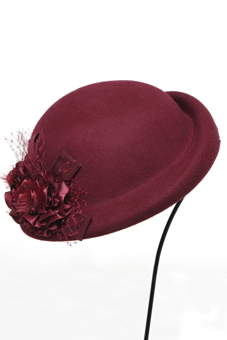 Ladies' Beautiful Autumn/Winter Wool With Bowler /Cloche Hat