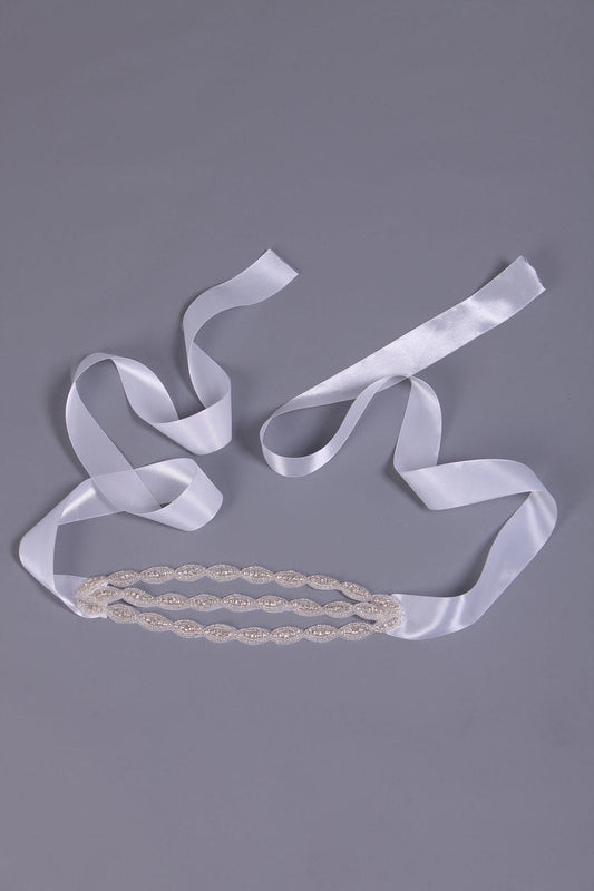 Beautiful Satin Wedding/Evening Ribbon With Beading