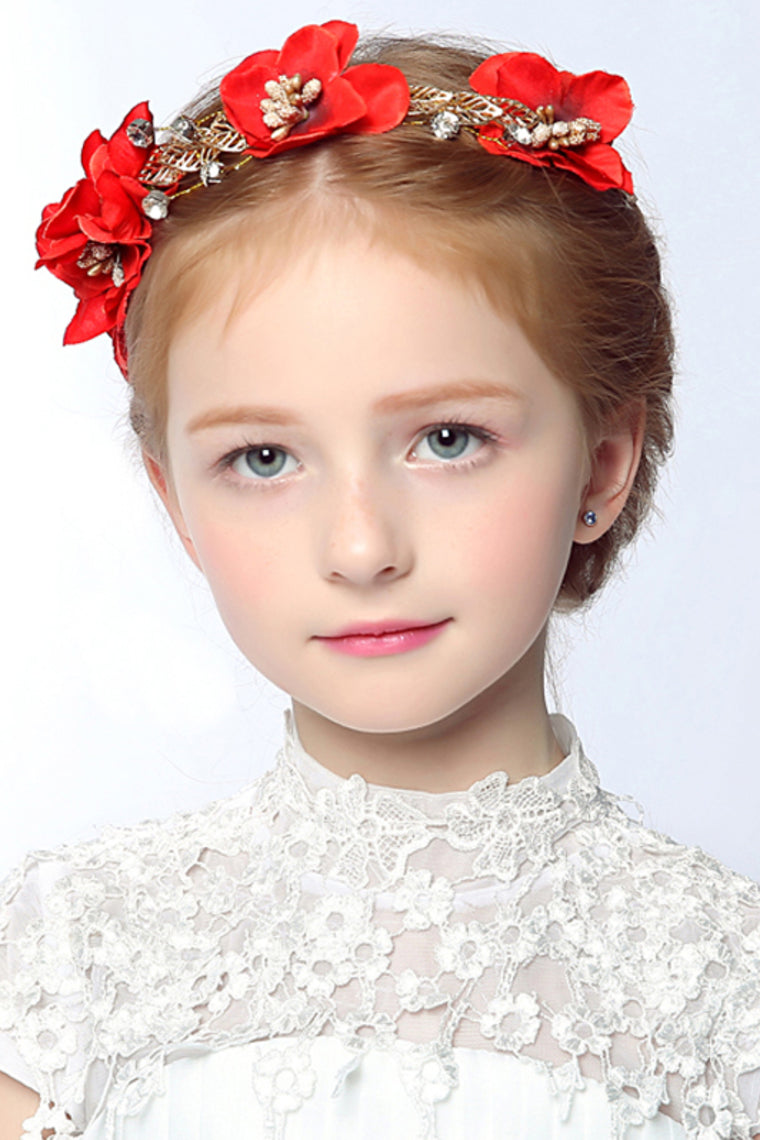 Flower Girl'S Alloy/Crystal/Fabric Headpiece - Wedding / Special Occasion Headbands / Flowers