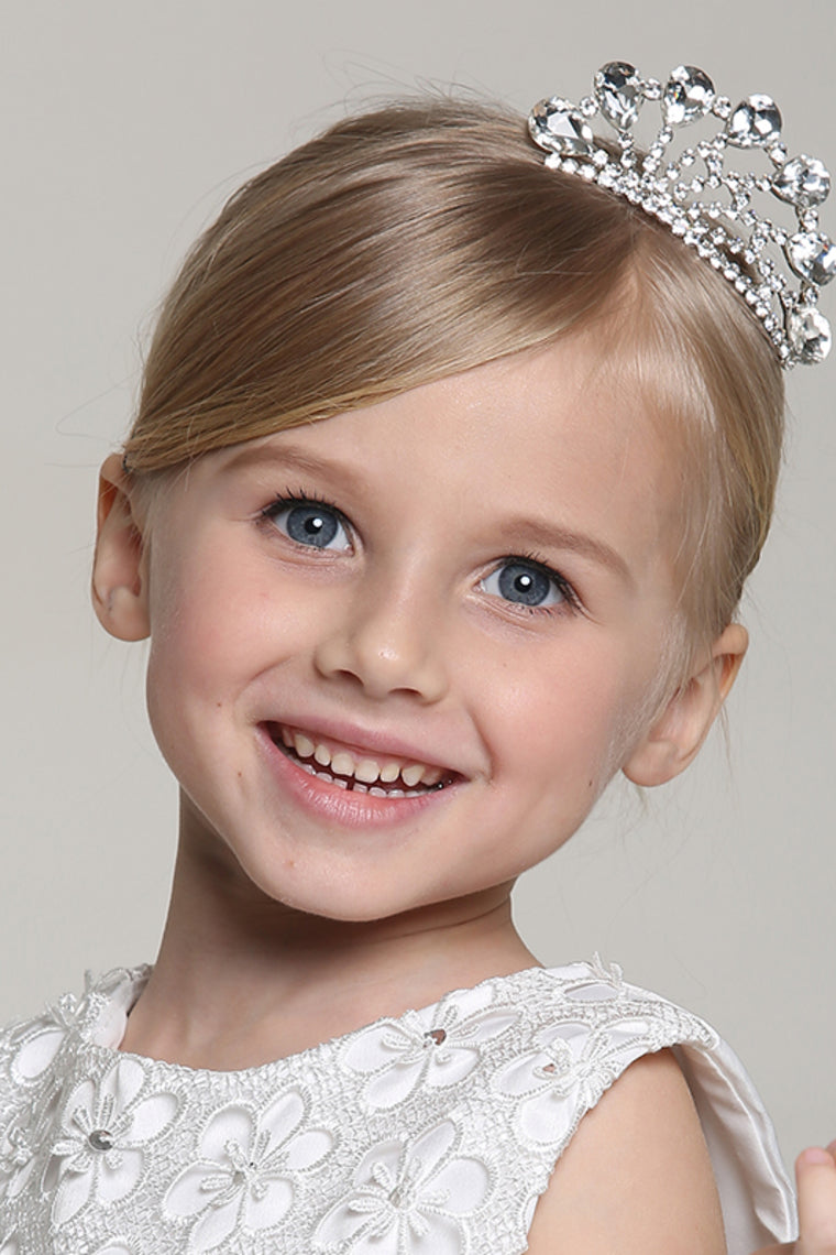 Gorgeous Cubic Zirconia Wedding Flower Girl Tiara