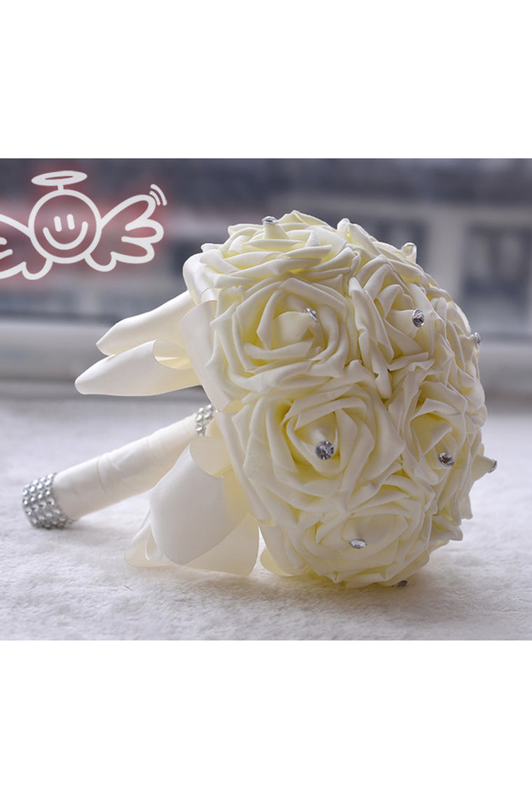 Fascinating Round Foam Bridal Bouquets