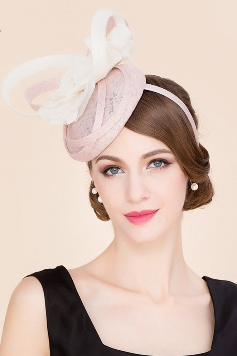 Ladies' Glamourous Cambric With Flower Fascinators