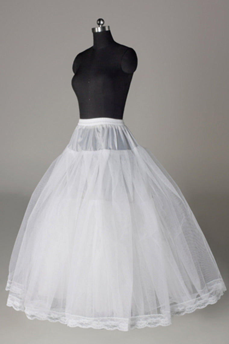 Women Tulle/Polyester Floor Length 3 Tiers Petticoats P024