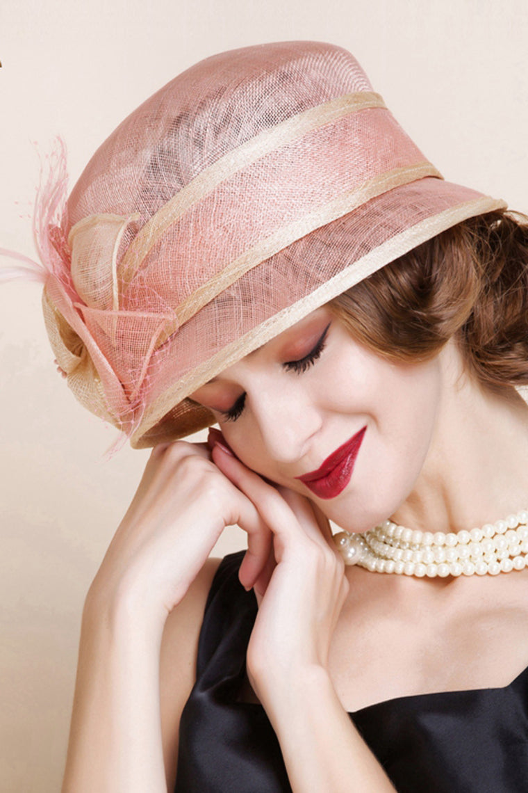 Ladies' Beautiful Cambric With Bowler/Cloche Hat