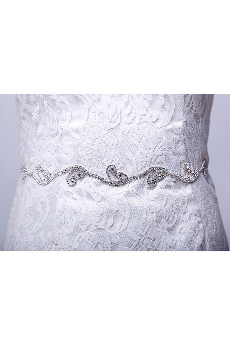 Satin Wedding/Evening Ribbon Sash With Beading