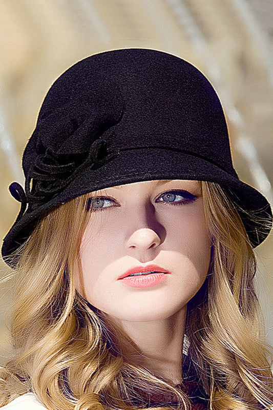 Ladies' Autumn/Winter Wool With Bowler /Cloche Hat