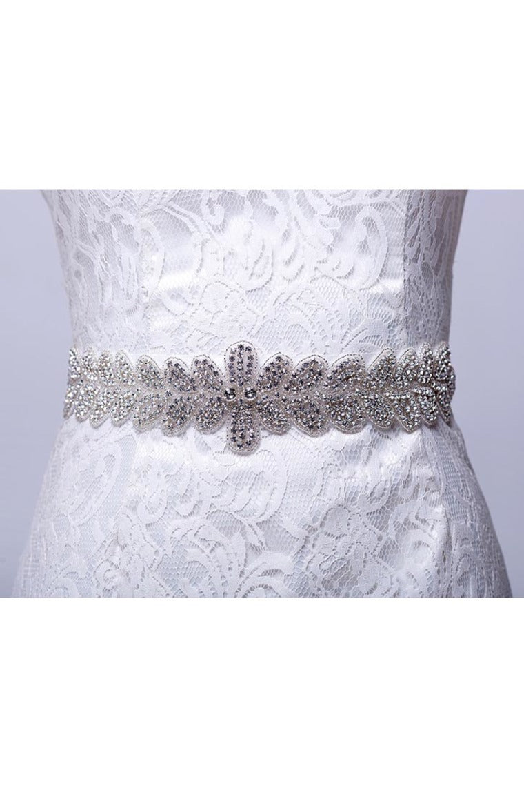 Elegant Satin Wedding/Evening Ribbon Sash With Rhinestone