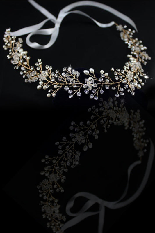 Classic Alloy/Rhinestones Ladies' Hair Jewelry #XT-3140